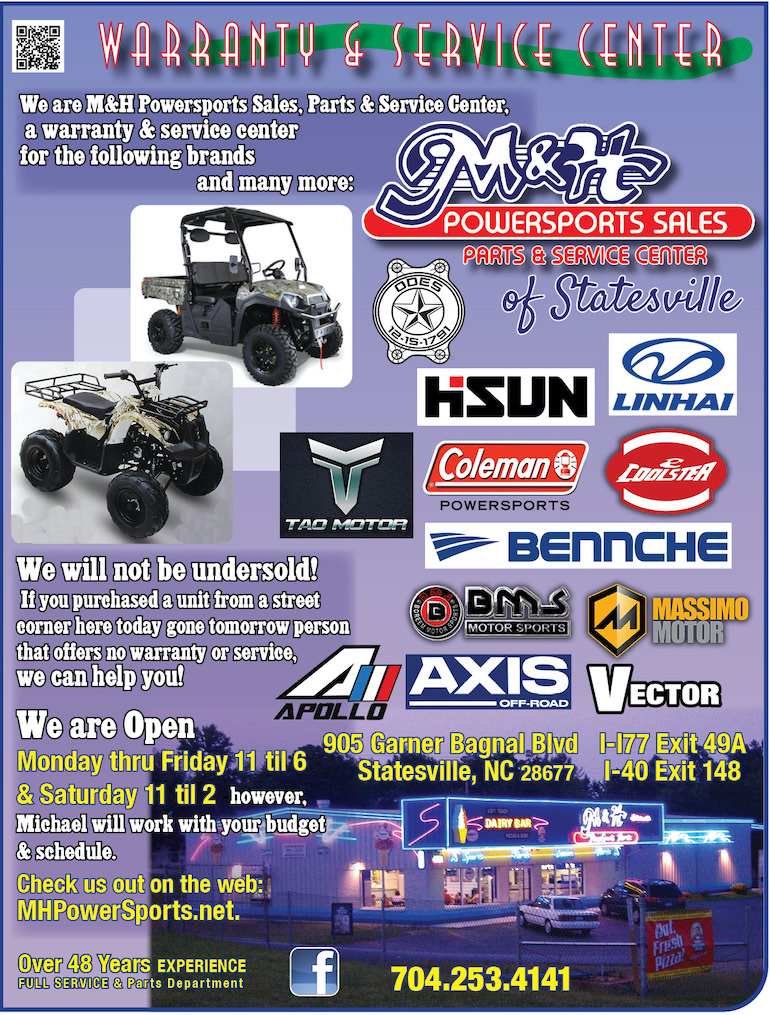 Ad for M&H Power Sports